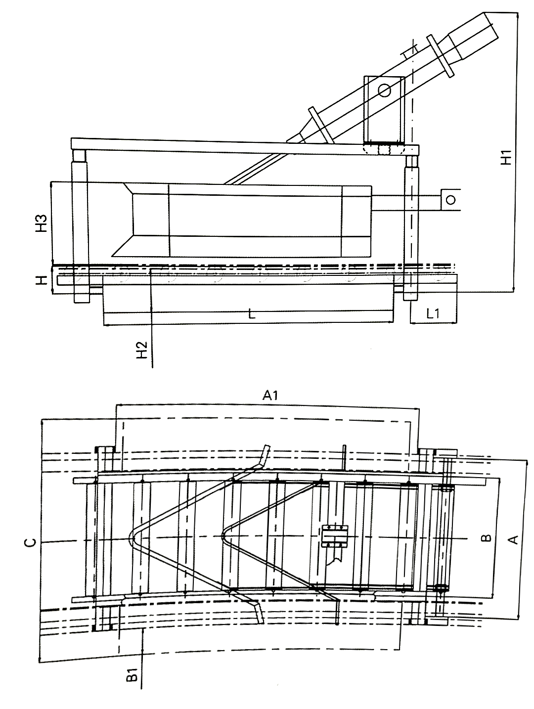 寬膠帶電液動犁式卸料器 寬膠帶電液動犁式卸料器