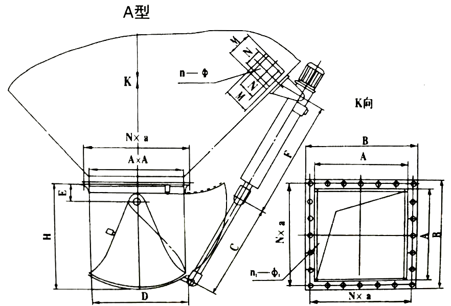 電液動扇形閘門選型 電液動扇形閘門選型