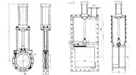 氣動(dòng)插板閥 氣動(dòng)插板閥