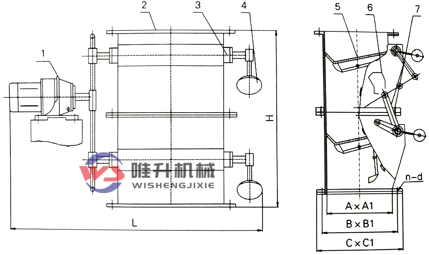 電動(dòng)雙層單門(mén)鎖風(fēng)翻板閥 電動(dòng)雙層單門(mén)鎖風(fēng)翻板閥